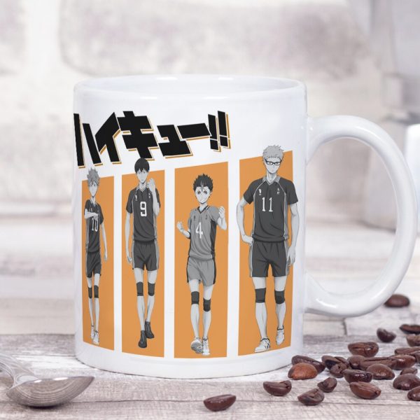 Haikyuu 350ml Ceramic Creative Coffee Mug Home Moring Milk Tea Cup Friends Birthday Gift 1 - Haikyuu Merch Store
